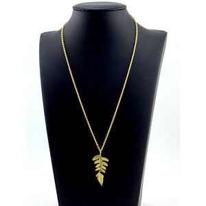 Michael Michaud Petite Fern Leaf Pendant Necklace